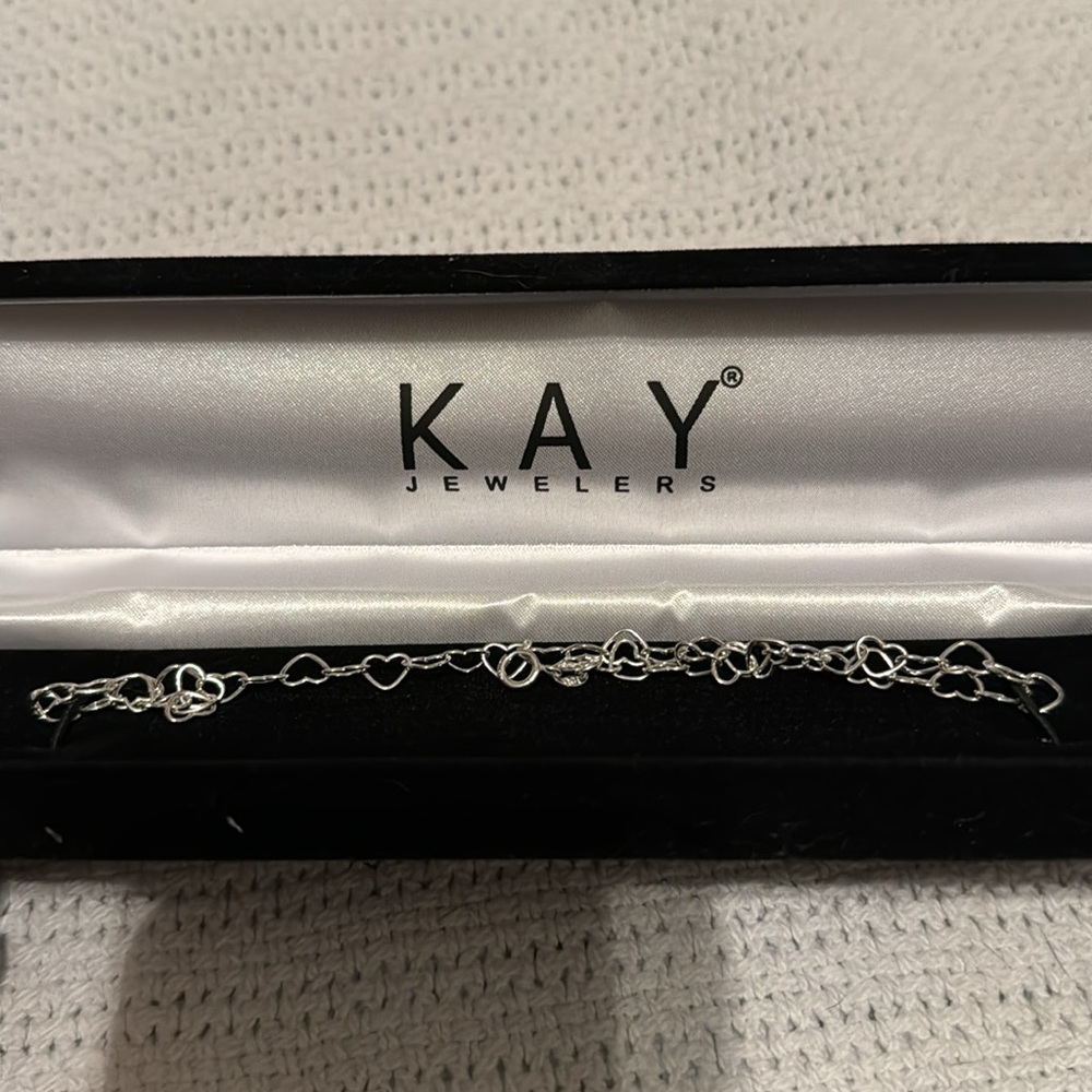 Kay Jewelers Heart Link Anklet - Picture 6 of 6